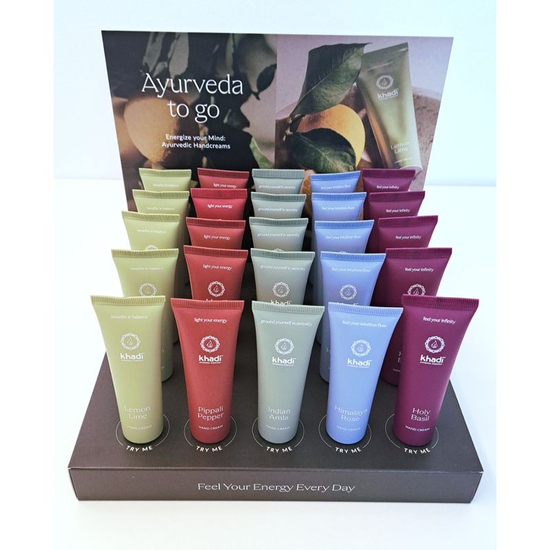 khadi Naturprodukte Ayurveda Everyday Handcreme Display 30ML - Produktbild