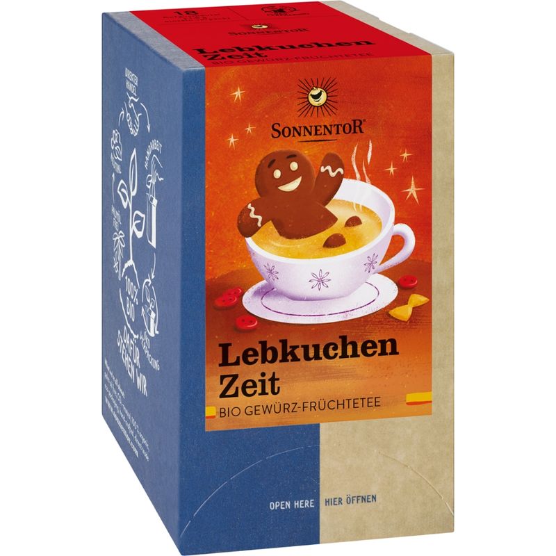 Sonnentor Lebkuchen Zeit, Doppelkammerbeutel - Produktbild