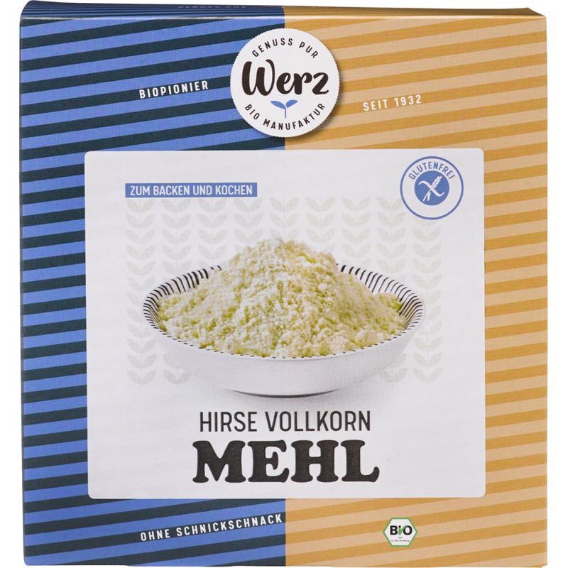 Naturkornmühle Werz Hirse Vollkorn Mehl, glutenfrei - Produktbild