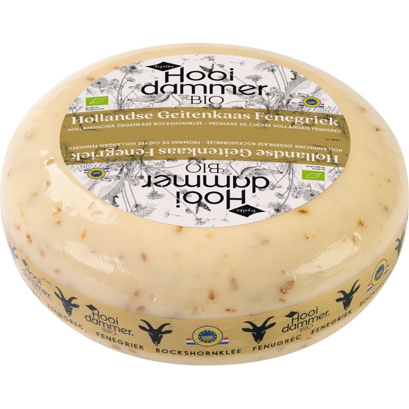 Hooidammer Hooidammer Holländischer Bio Ziegenschnittkäse Bockshornklee 4/5kg mindestens 50% Fett i. Tr. - Produktbild