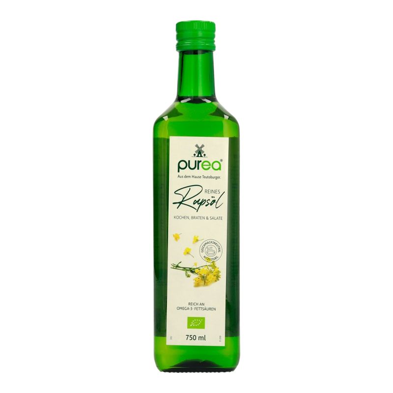 bio purea® purea bio®  Reines Rapsöl 750ml - Produktbild
