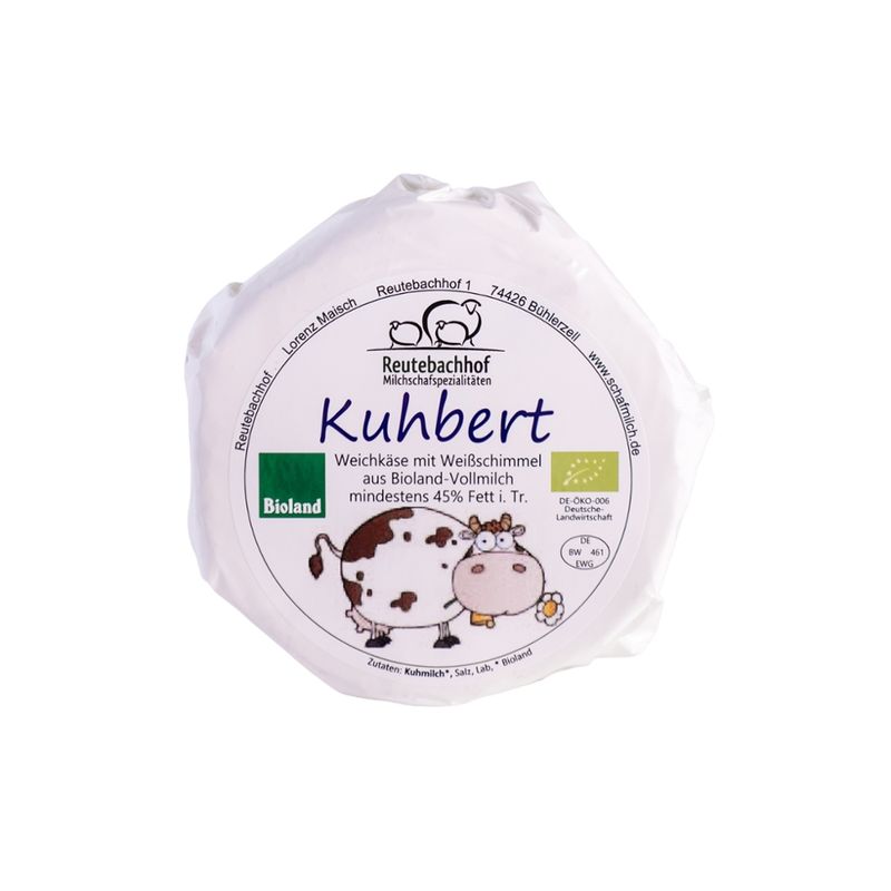 Reutebachhof Bio-Kuhmilch-Weichkäse mit Weißschimmel, Kuhbert - Produktbild