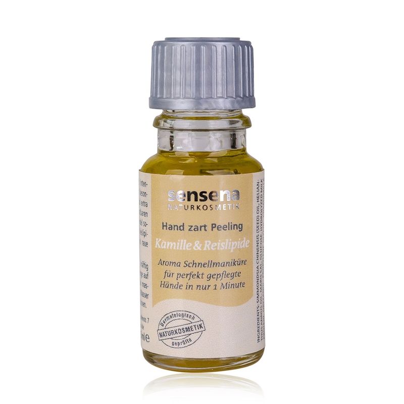 sensena Naturkosmetik Hand zart Peeling "Kamille & Reislipide" - Produktbild