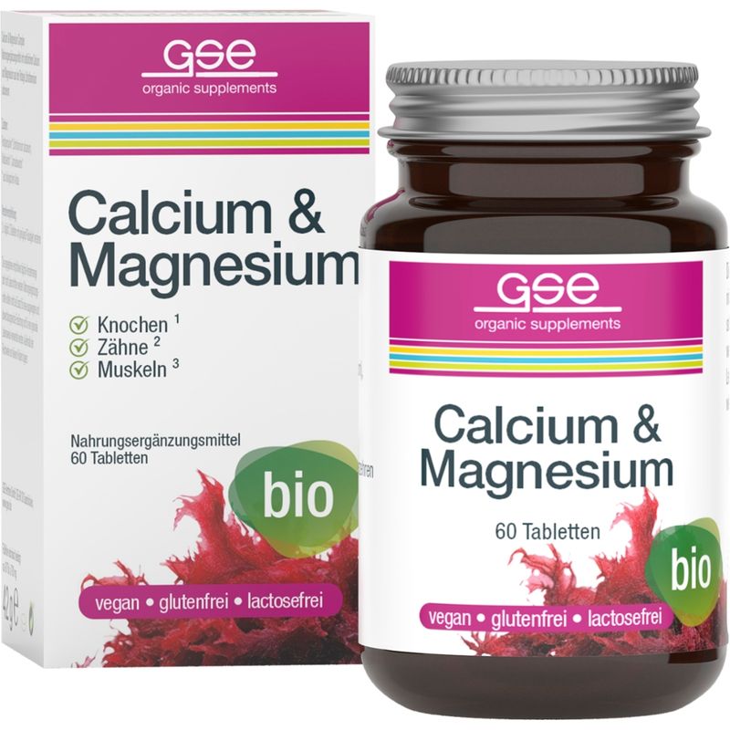GSE  Calcium & Magnesium Complex (Bio), 60 Tabletten à 700 mg - Produktbild