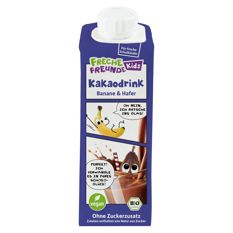 Freche Freunde FFK Bio Kakaodrink Banane & Hafer 250ml - Produktbild