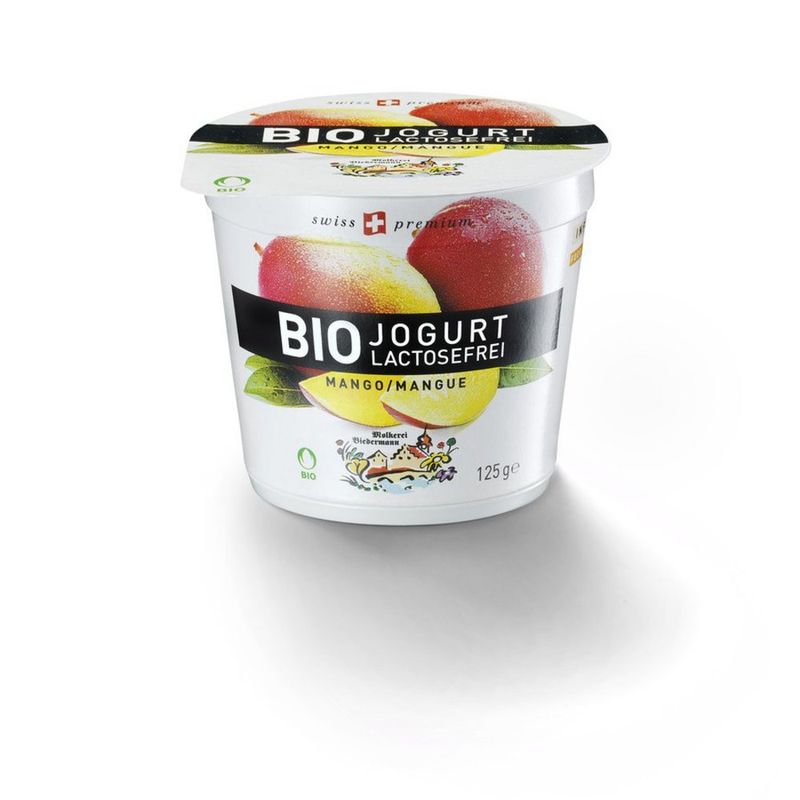 Molkerei Biedermann Bio Jogurt lactosefrei Mango - Produktbild