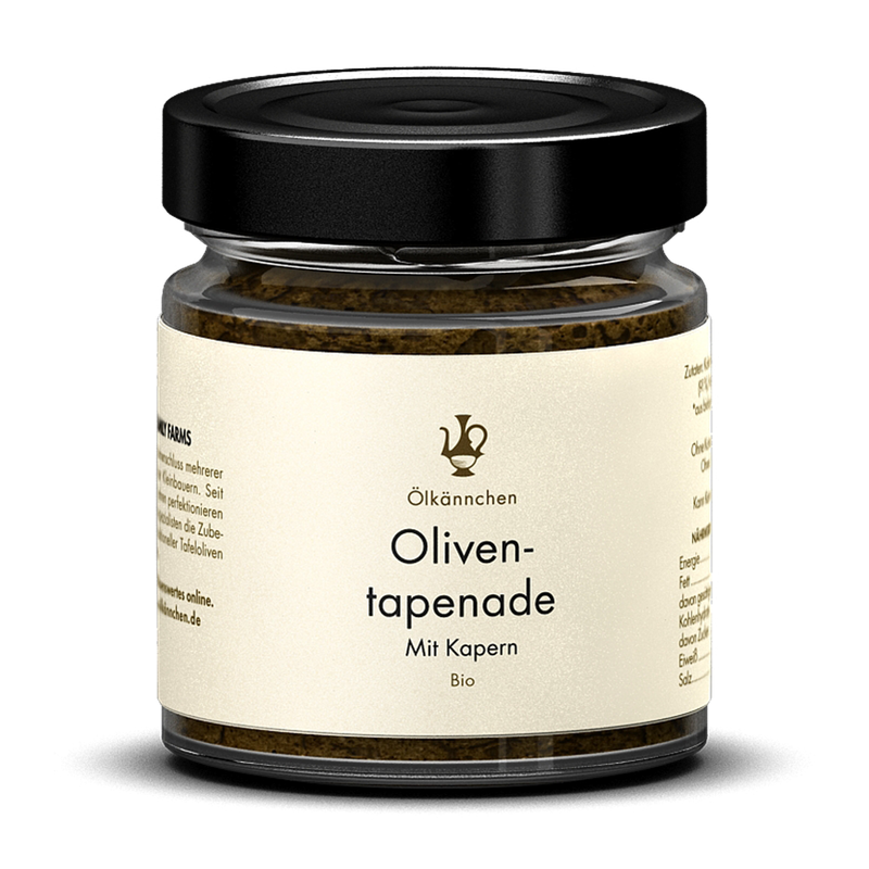 Ölkännchen Ölkännchen Oliventapenade mit Kapern, aus Kalamon Oliven, GR 180g-Glas - Produktbild