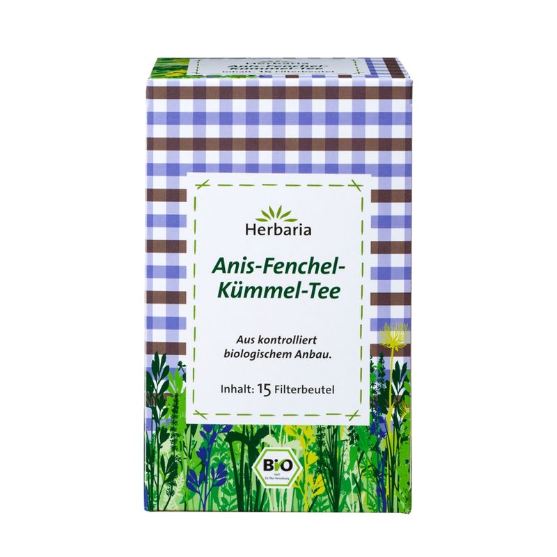 HERBARIA Anis-Fenchel-Kümmel-Tee bio 15FB - Produktbild