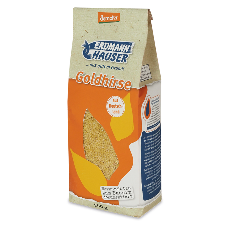 ErdmannHAUSER Getreideprodukte ErdmannHAUSER demeter Goldhirse - Produktbild
