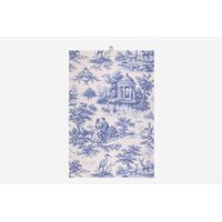 Küchenhandtuch, 3er Pack, blue/offwhite - Produktbild
