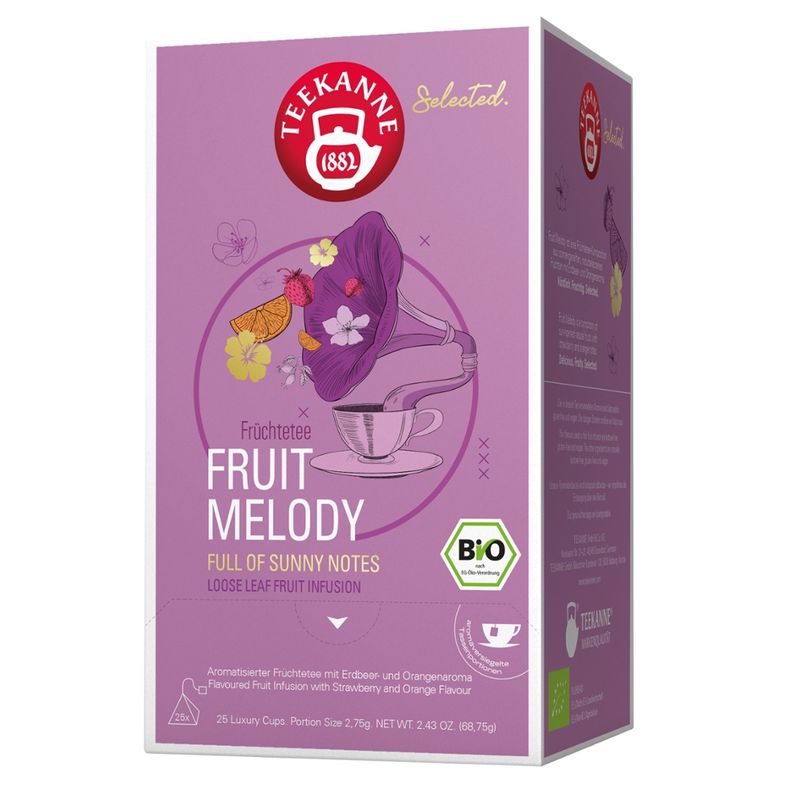 Teekanne Selected BIO Luxury Cup Fruit Melody 8x25 - Produktbild