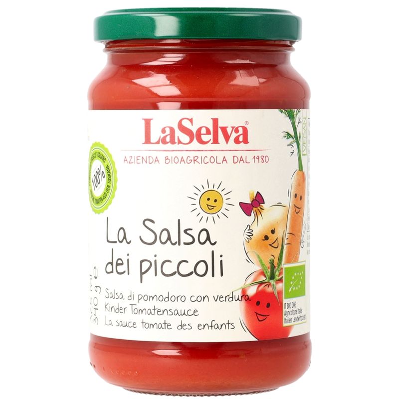 LaSelva Kinder Tomatensauce mit Gemüse - Salsa dei Piccoli - Produktbild