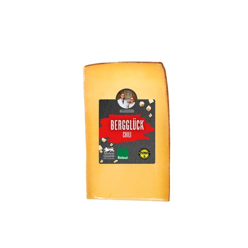 Käserei Bauhofer BIO Bioland Bergglück Chili 180g mindestens 50% Fett i. Tr. - Produktbild