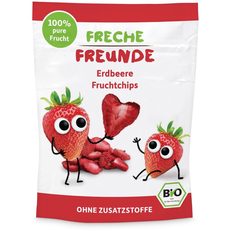 Freche Freunde Freche Freunde "Erdbeere Fruchtchips“ BIO - Produktbild