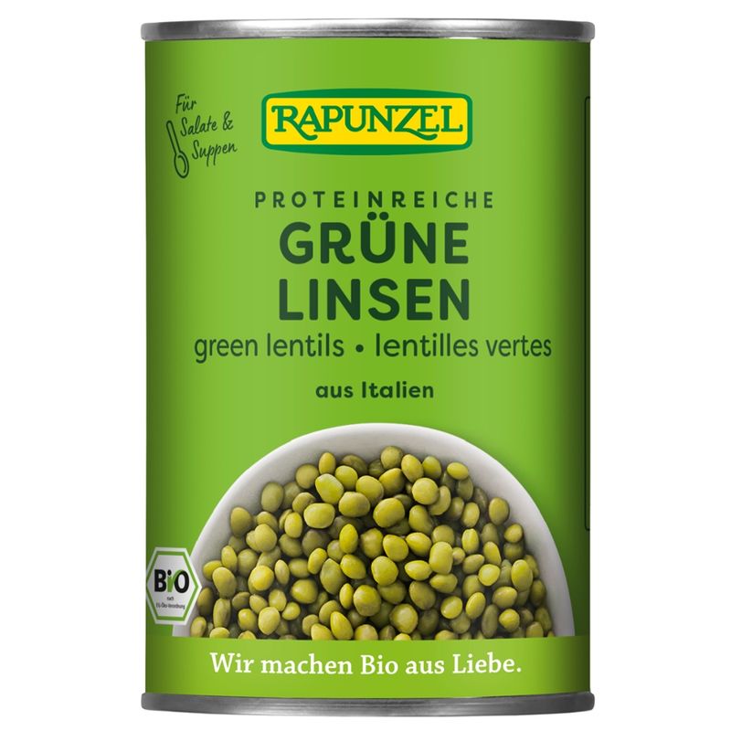 Rapunzel Grüne Linsen in der Dose - Produktbild