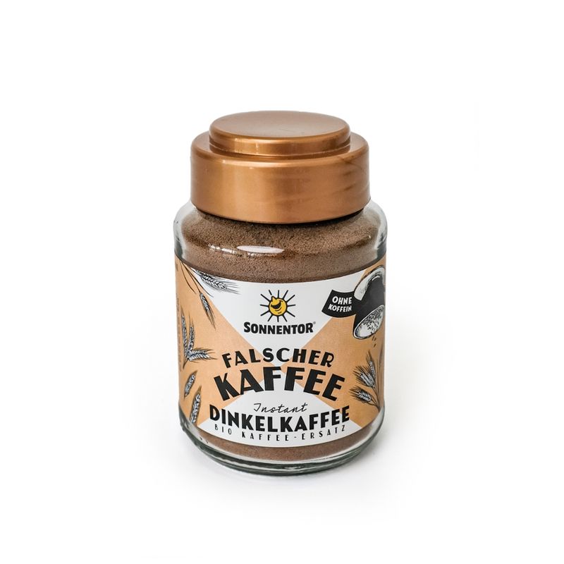 Sonnentor Dinkelkaffee Falscher Kaffee Instant, Glas - Produktbild