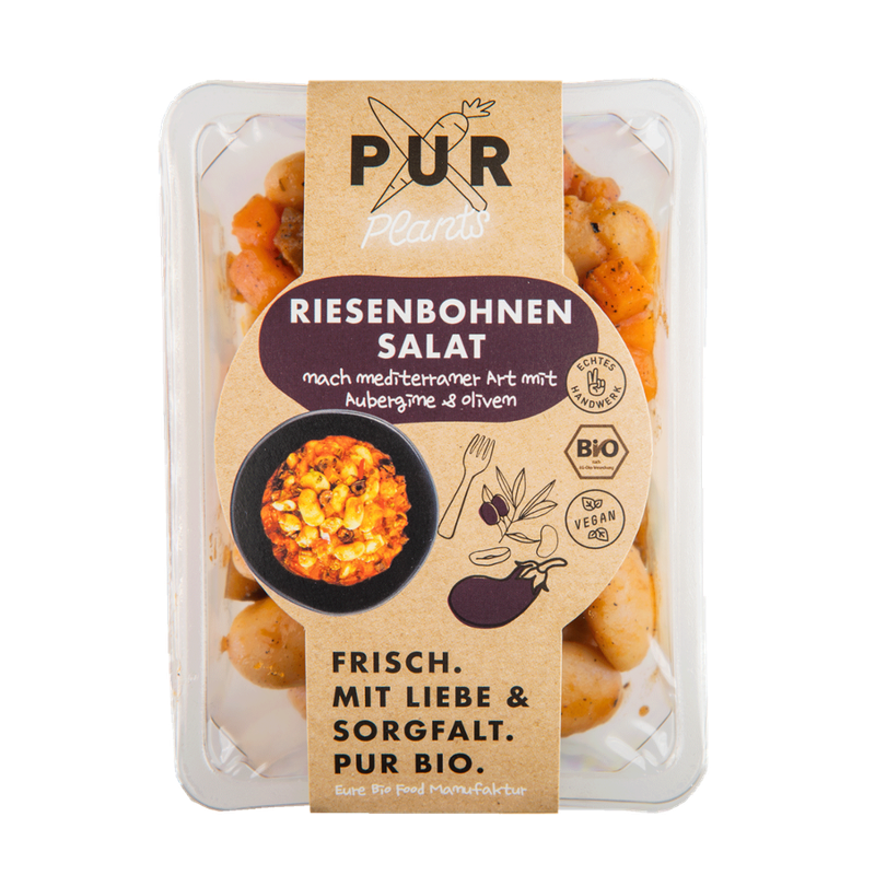 PUR PLANTS  PUR Riesenbohnensalat mit Kalamata-Oliven - Produktbild