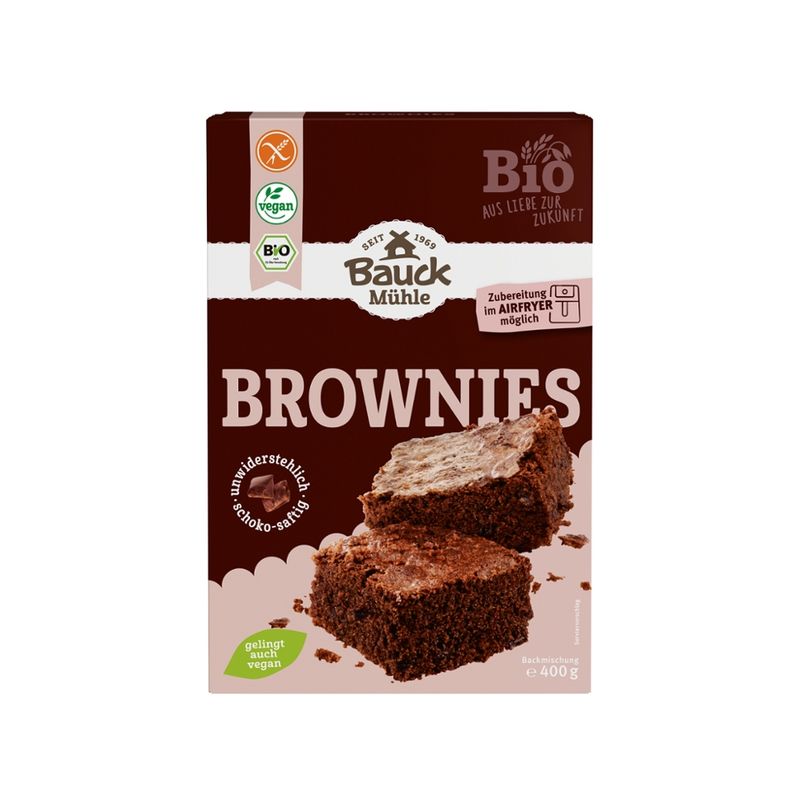 Bauck Mühle Brownies glutenfrei Bio - Produktbild