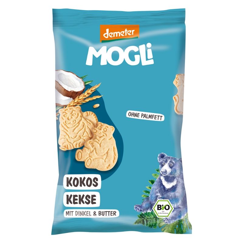 Mogli Nasch Gebäck - Kokos Kekse mit Dinkel und Butter - Produktbild