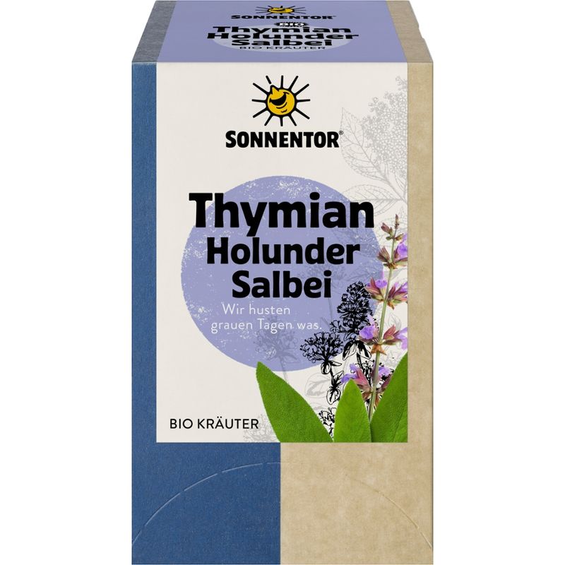 Sonnentor Thymian-Holunder-Salbei, Doppelkammerbeutel - Produktbild