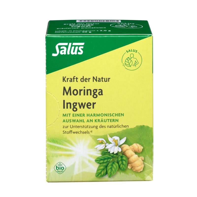 Salus® Salus® Kraft d. Natur Moringa IngwerKrTee bio 15FB - Produktbild