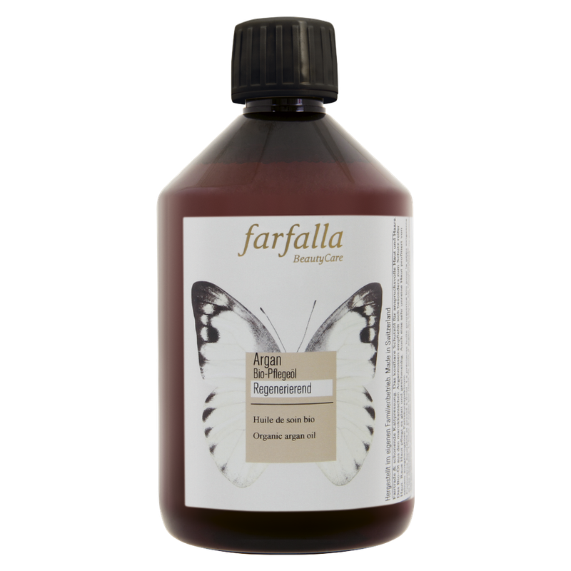farfalla Argan, Bio-Pflegeöl, 500ml, regenerierend - Produktbild