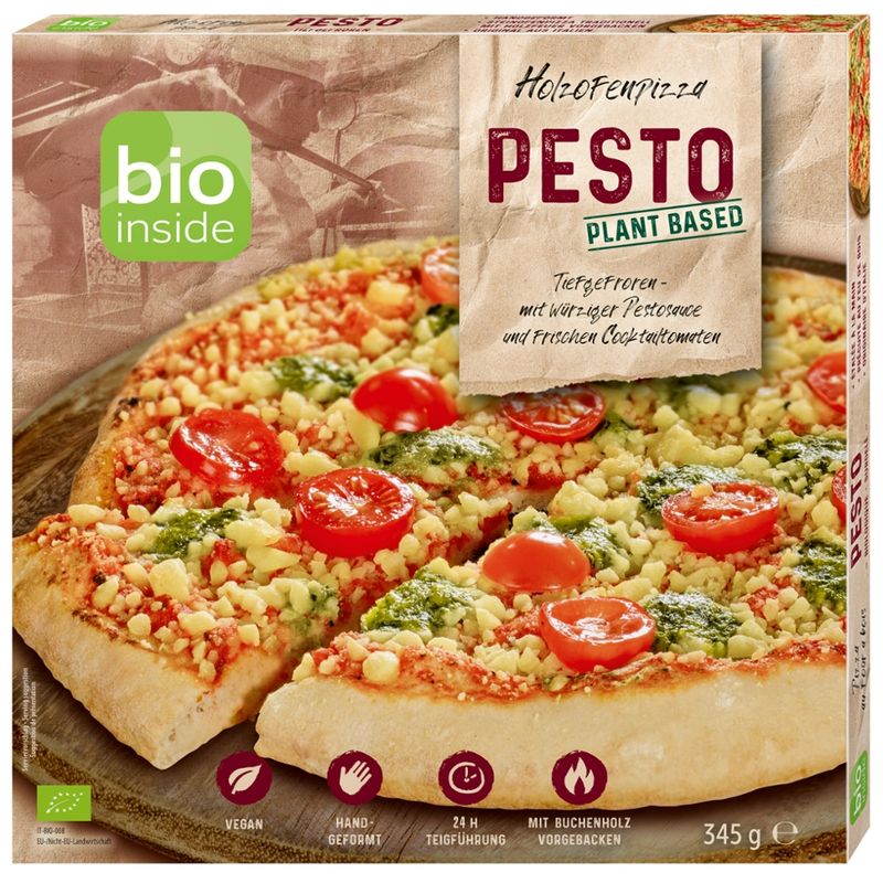 bio inside Holzofenpizza Pesto plant based - Produktbild