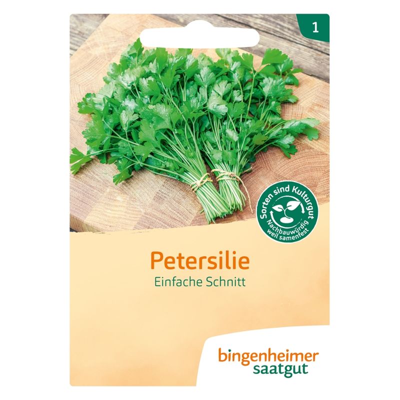 Bingenheimer Saatgut Einfache Schnitt 3  - Glatte Petersilie  (Saatgut) - Produktbild