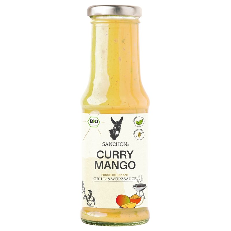 Sanchon WS Grill- und Würzsauce Curry Mango, 210 ml, SANCHON, bio - Produktbild