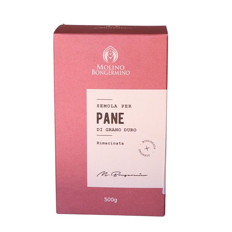 Molino Bongermino PANE Semola rimacinata (doppelt gemahlen) aus Hartweizen für Brote und Kuchen - Produktbild