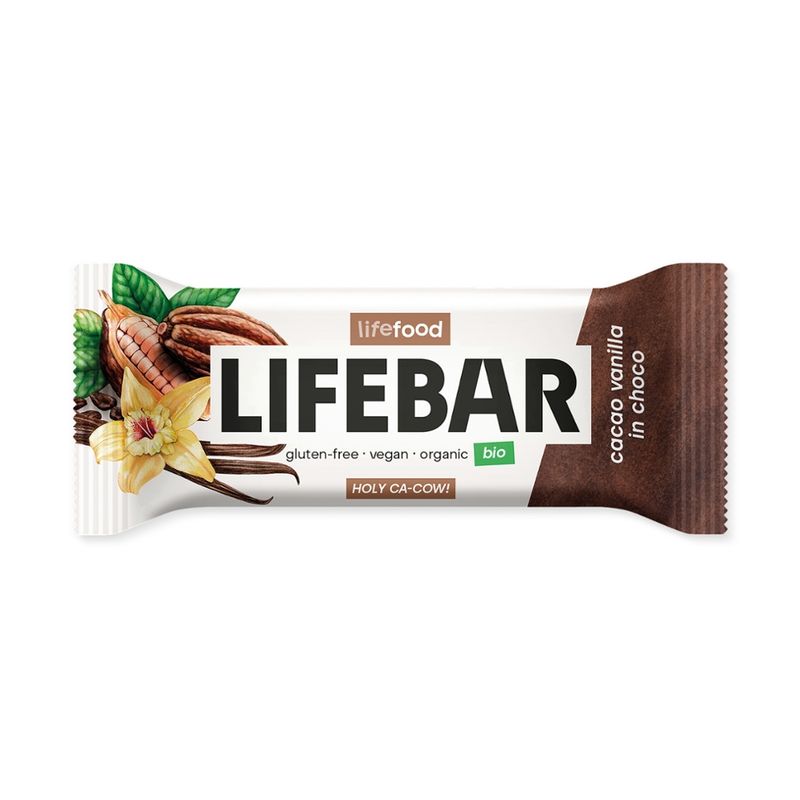 Lifefood  lifefood Lifebar InChoco Kakao Vanille Roh Bio - Produktbild