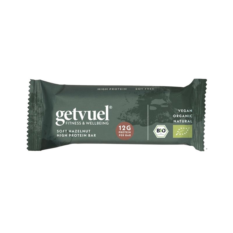 getvuel Bio - Soft Hazelnut Choc High Protein Riegel - Produktbild
