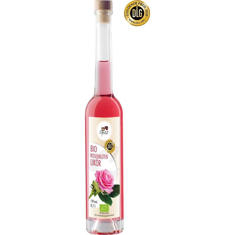 Spitz BIO Rosen Likör 0.1 l, 17 vol% - Produktbild