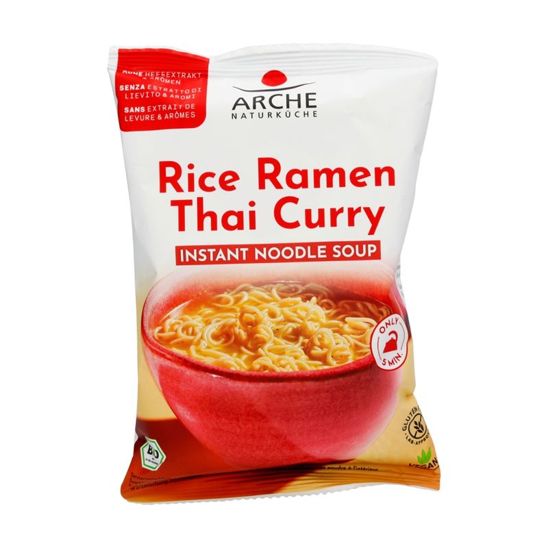 Arche Naturküche Rice Ramen Thai Curry - Nouilles Instantanées - Produktbild