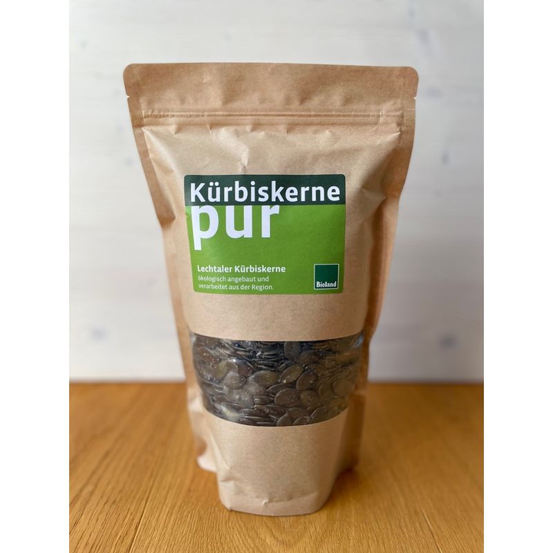 Lechtaler Kürbiskerne Bayerische Bio Kürbiskerne Pur 1kg - Produktbild