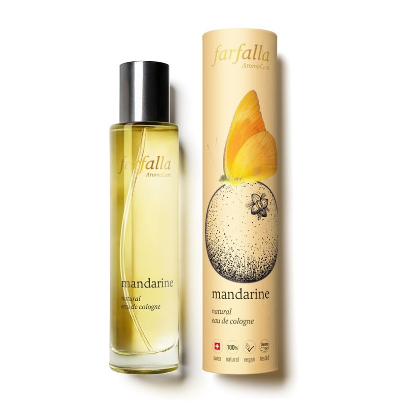 farfalla mandarine, natural eau de cologne, 50ml - Produktbild
