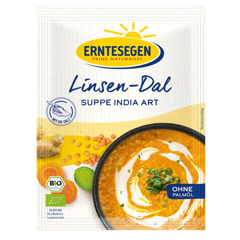 Erntesegen Linsen-Dal Suppe India Art Bio - Produktbild