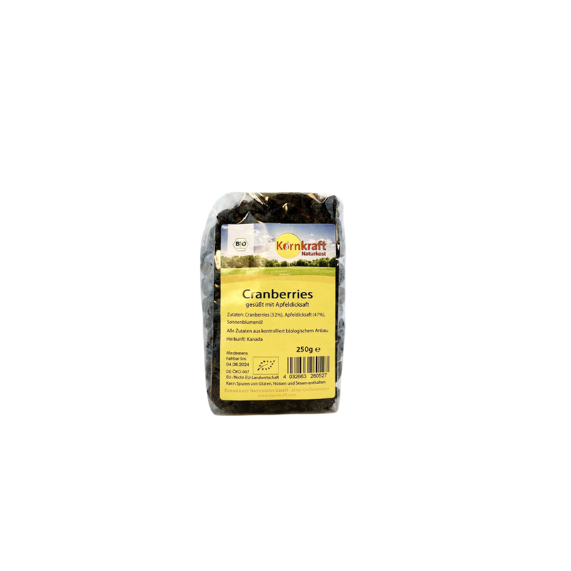 Kornkraft Cranberries mit Apfelsaft gesüßt - Produktbild