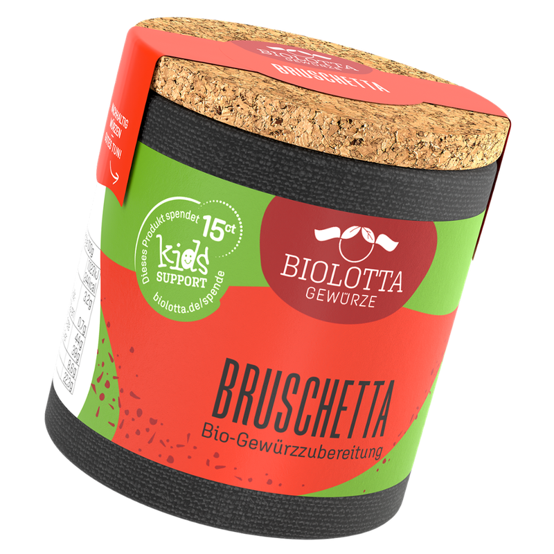 Biolotta Biolotta Korkdose Bruschetta Bio-Gewürzzubereitung - Produktbild