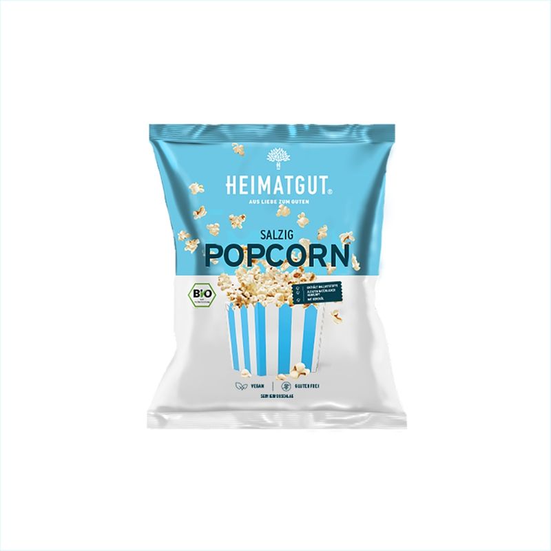 Heimatgut Bio Popcorn Salzig, glutenfrei - Produktbild