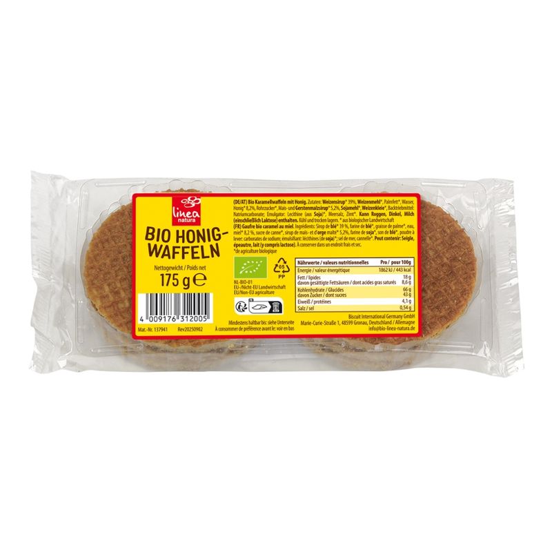 Linea Natura Linea natura Honigwaffeln - Produktbild
