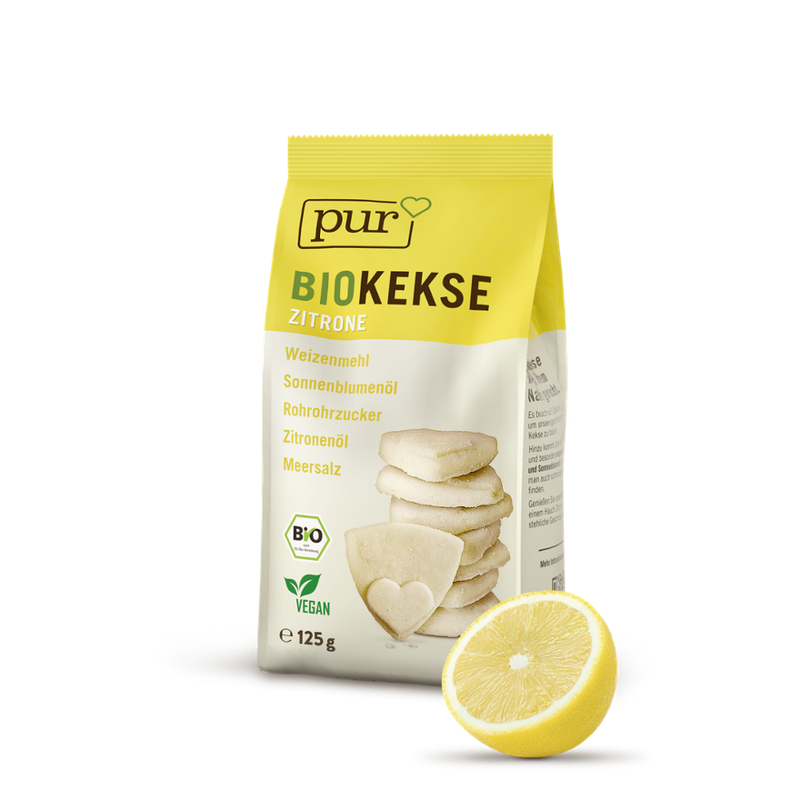 PUR pur Bio Zitronenkeks 125g - Produktbild