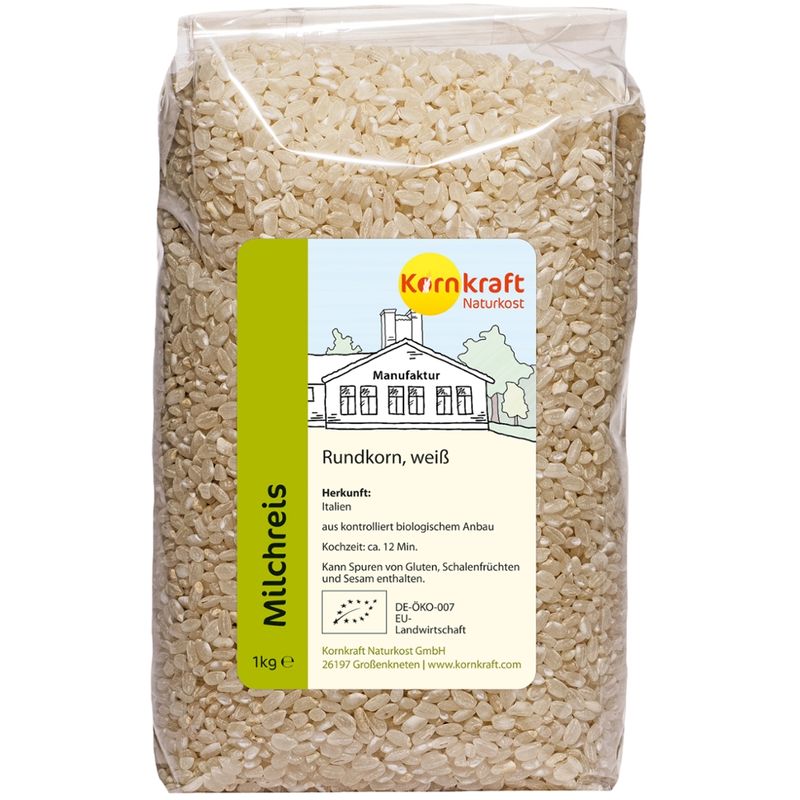 Kornkraft Milchreis Rundkorn weiß - Produktbild