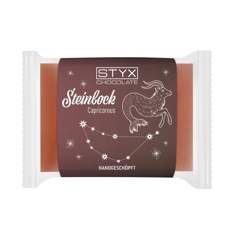 Styx Naturcosmetic BIO Feinste Vollmilchschokolade 50g Sternzeichen Steinbock - Produktbild