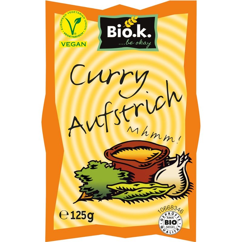 Bio.k. Bio.k. Curry Aufstrich auf Sojabohnenbasis - Produktbild