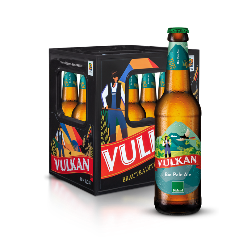 VULKAN exklusiv Vulkan BIO Pale Ale 10x0,33l LN - Produktbild