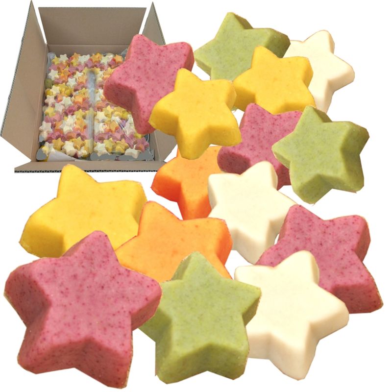 rosmarin BIOBACK Bunte Nasch Marzipan Sterne  UNVERPACKT - Produktbild
