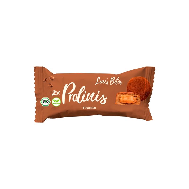 Lini's Bites Bio Tiramisu Pralinis, 46 g - Produktbild