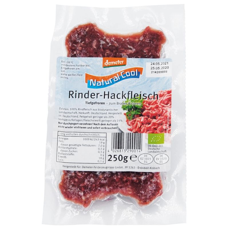 Natural Cool Rinder-Hackfleisch - Produktbild