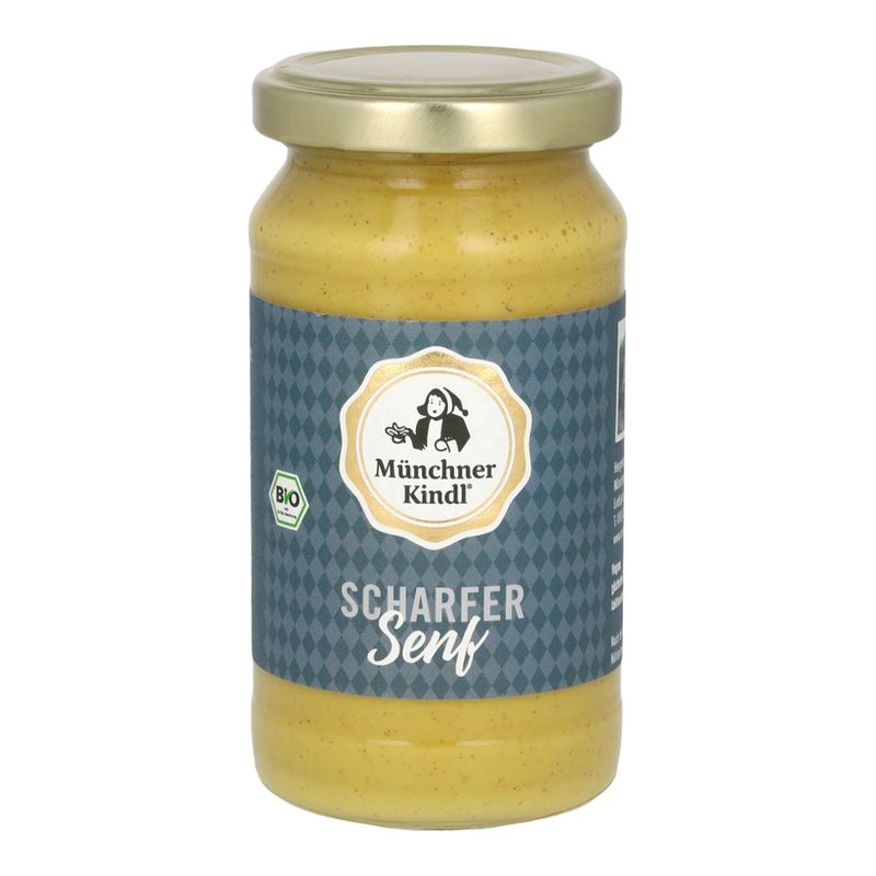 Münchner Kindl Senf Scharfer Senf BIO Münchner Kindl - Produktbild